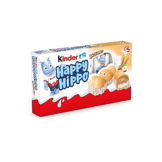 Happy Hippo Leche Y Cacao Kinder 5 Unidades