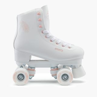 Patines 4 Ruedas Artísticos Niños Y Mujer Oxelo Quad 100 Blanco 36 Blanco