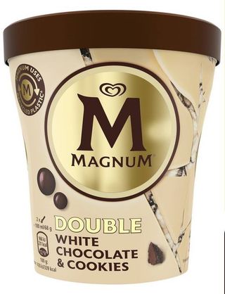 MAGNUM PINT WHITE CHOC&COOKIES 440ML