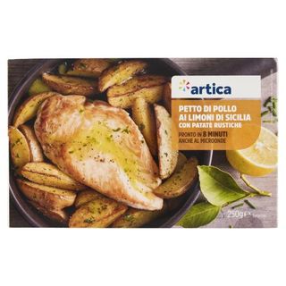 Artica Pollo ai Limoni di Sicilia Surgelato 250g