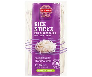 Tallarines de Arroz Especiales Para Sopas y Frituras Go-Tan 250 G.