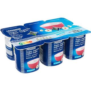 Yogur Griego Natural Light 2% Eroski, Pack 6X125 G (26429381)