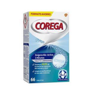 Corega Oxígeno Bio-Activo 5800347 66Ud (153185)