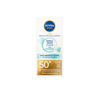 Prot.Solar Nivea Fp 50+ Prot.Facial Uv Derma Skin Clear 40Ml (301366)