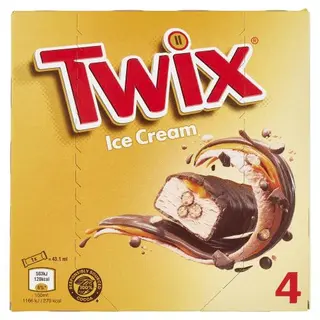 Twix Ice Cream X4