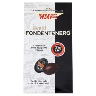 Novi Ovetti Fondentenero Cioccolato Extra Fondente Intenso 160 G - 588202