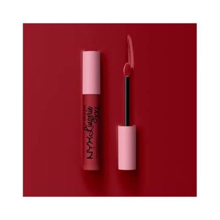 Labial Líquido Mate Lip Lingerie XXl - NYX Professional Make Up - Rojo 800897004149