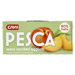 Crai Pesca senza zuccheri aggiunti* 3 x 200 ml