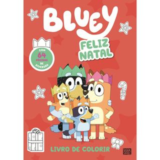 Bluey: Feliz Natal: Livro de Colorir