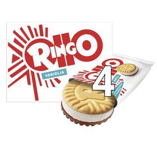 Algida Ringo Biscotto Gelato Vaniglia 4x40g