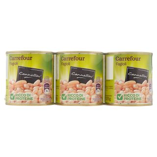 Carrefour Fagioli Cannellini 3 X 125 G