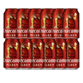 Pack 12x Cruzcampo Cerveza Pilsen Lata 330ml
