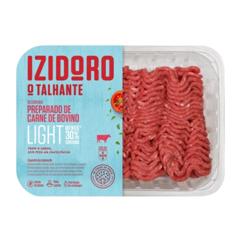 Izidoro Preparado de Carne de Bovino Light 500g