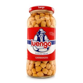 LUENGO Garbanzos Cocidos Frasco, 400G