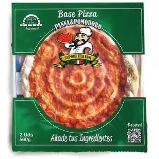 Base pizza precocinada con tomate 560 g