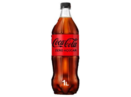 REFRIGERANTE C/ GÁS COCA-COLA ZERO AÇÚCAR 1L