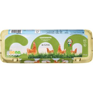 Ovos de Ar Livre Classe M/L Continente (emb. 12 un)