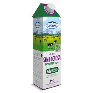 Leche Desnatada Sin Lactosa Central Lechera Asturiana 1 L