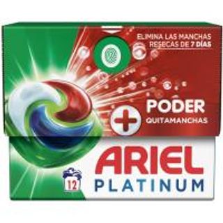 Detergente cápsulas ARIEL EXT. PODER QUITAMANCHAS, caja 12 dosis(26672485)