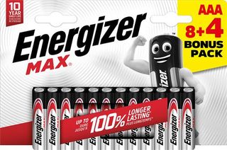 Pilas Energizer Max Alk Aaa Bp12 8+4 (7638900438246)