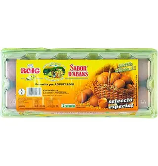 Huevos Roig L +68G Vitaminas 10 Uds.