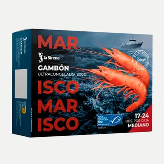 Gambón Austral Nº2 Premium Caja 800 Gr. (17/24 Piezas)