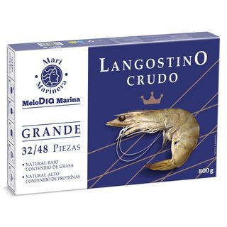 Langostino Crudo Grande 32/48 Piezas Mari Marinera De Dia Caja 800 G
