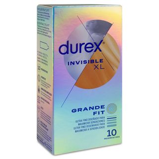 Profilactico  Durex Invisible Xl 10