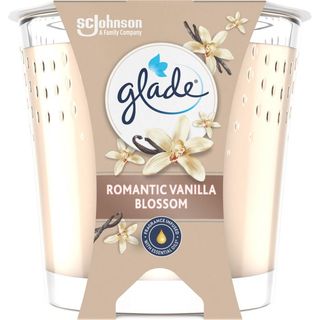 GLADE Vela Aromática Romantic Vanilla Blossom 112 G