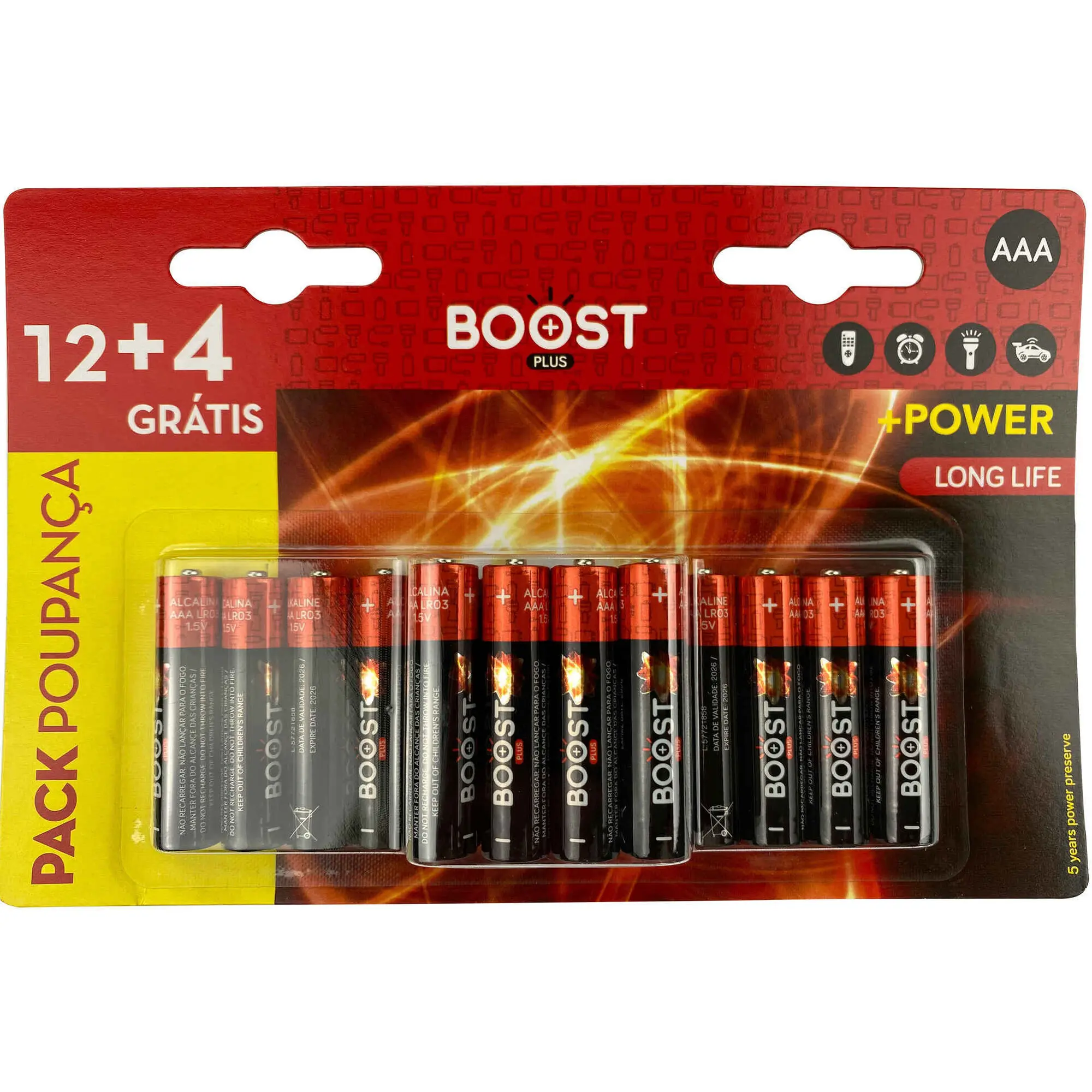 Iluminação, Pilhas e Energia