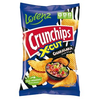 Crunchips X-Cut Chipsy Chakalaka, 140 g