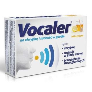 Vocaler Miód cytryna 12 mg + 8,5 mg 24 szt.