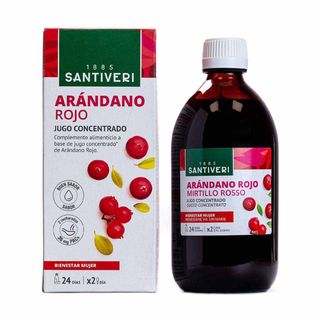 Jarabe arandano rojo concentrado 490ml Santiveri