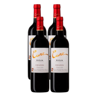 Pack 4x Cune Vino Tinto Crianza D.O Rioja 75cl