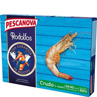 PESCANOVA Langostino 24/40 Piezas Congelado 800 G