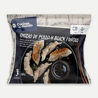 Gyozas De Pollo Y Black Fungus Bolsa 260 Gr.