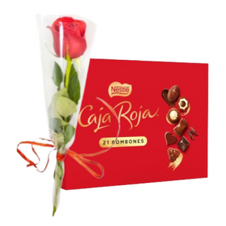 Rosa + Bombon Nestlé Caja Roja