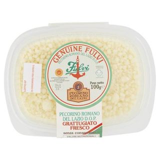 Genuine Fulvi Pecorino Romano del Lazio D.O.P. Grattugiato Fresco 100 g