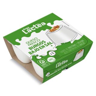 Queso Fresco Bajo En Sal Dia Láctea Tarrina 4 X 62.5 G