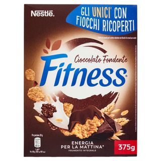FITNESS Cioccolato Fondente Cereali Integrali con Fiocchi al Cioccolato 375g - 7613035328563