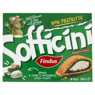 Sofficini Findus 4 Sofficini Spinaci Più Mozzarella 250 G - 149126