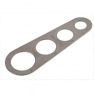 Medidor De Pasta De Acero Inoxidable 18,5 Cm Fackelmann