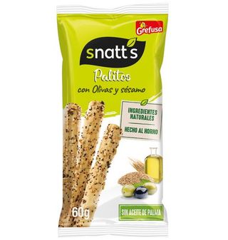 Palitos Snatt'S Olivas Y Sésamo 60 G