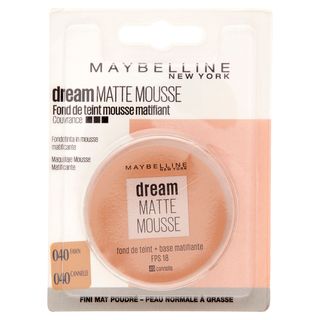 Maybelline New York Dream Matte Fondotinta Compatto In Mousse, 40 Cannella 18 Ml