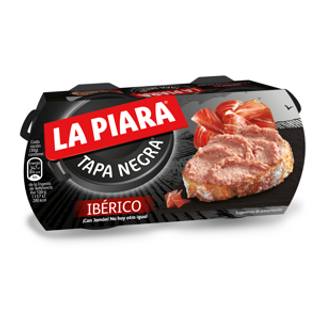 Paté Tapa Negra Ibérico La Piara Pack 2 Uds.
