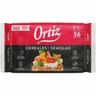Pan Tostado Multicereal Ortiz,  36 Rebanadas, Paquete 320 G (26210823)
