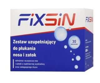 Fixsin Zestaw uzupełniający do płukania nosa i zatok 30 saszetek