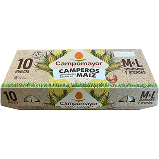 Huevos Camperos Alimentacion Basada Maiz Campomayor 10 Ud