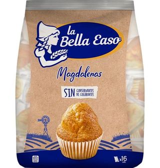 Magdalenas La Bella Easo Redondas 16 Uds.
