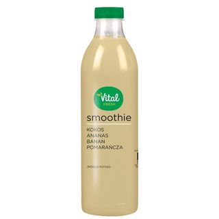 Vital Fresh Smoothie kokos, ananas, banan, pomarańcza, 750 ml